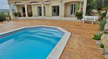stamped concrete pool deck stamped concrete pool deck